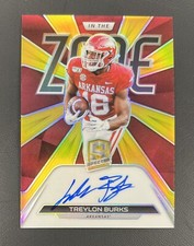 2022 Chronicles Draft Picks Spectra On Card GOLDAuto Treylon Burks 2/5