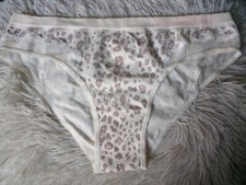 Victoria's Secret Vintage Leopard Cheekini Bikini Panties Size: Large