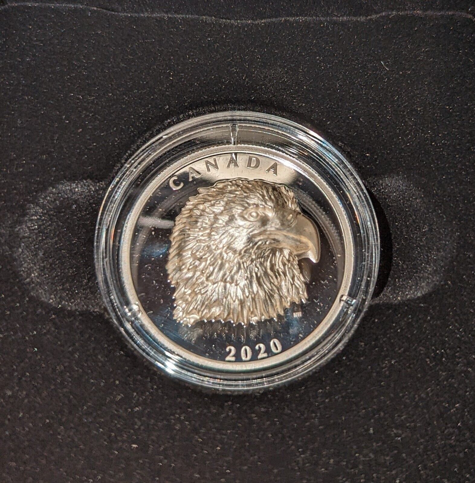 2020  $25 Fine Silver Coin - Proud Bald Eagle