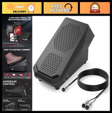 TIG 5-Pin Welding Foot Pedal with 10ft Cable - Remote Amp Control for MIG Welder