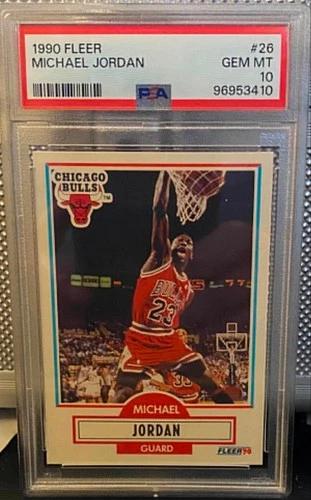 1990 FLEER #26 MICHAEL JORDAN PSA 10