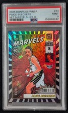 2025 Donruss WNBA Paige Bueckers Net Marvels Holo 69/99 Rookie RC #23 PSA 9 Wing