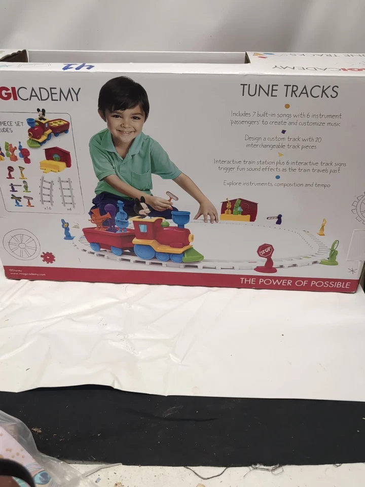 Disney Imagicademy Tune Tracks Mickey Mouse Train Toy Musical Playset New in Box - Image 4 of 4
