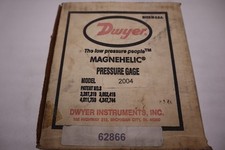 NEW OPEN BOX Dwyer 2004 Magnehelic Pressure Gage STK 5529CC