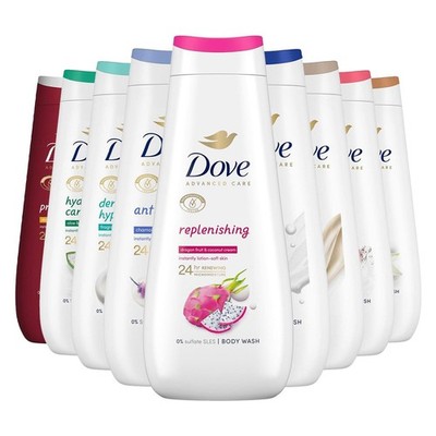 Dove Advanced Care Body Wash 400ml 10er Pack 24H Renewing Micromoisture Duschgel