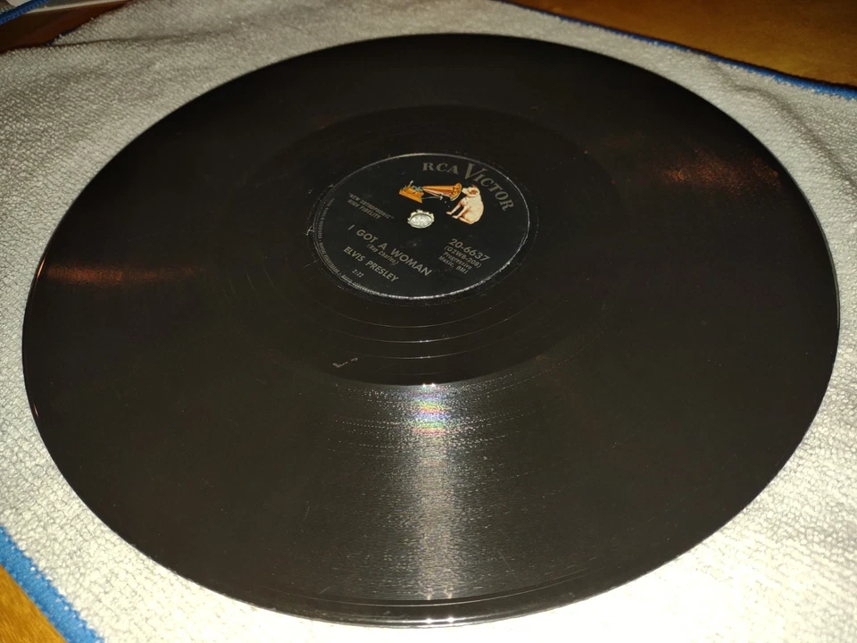 Elvis Presley I Got A Woman / I’m Counting On You 20-6637 Shellac 78  Rare Combo - Image 3 of 4