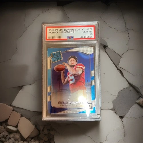 PATRICK MAHOMES 2017 DONRUSS OPTIC ROOKIE #177 PSA 10 GEM MINT