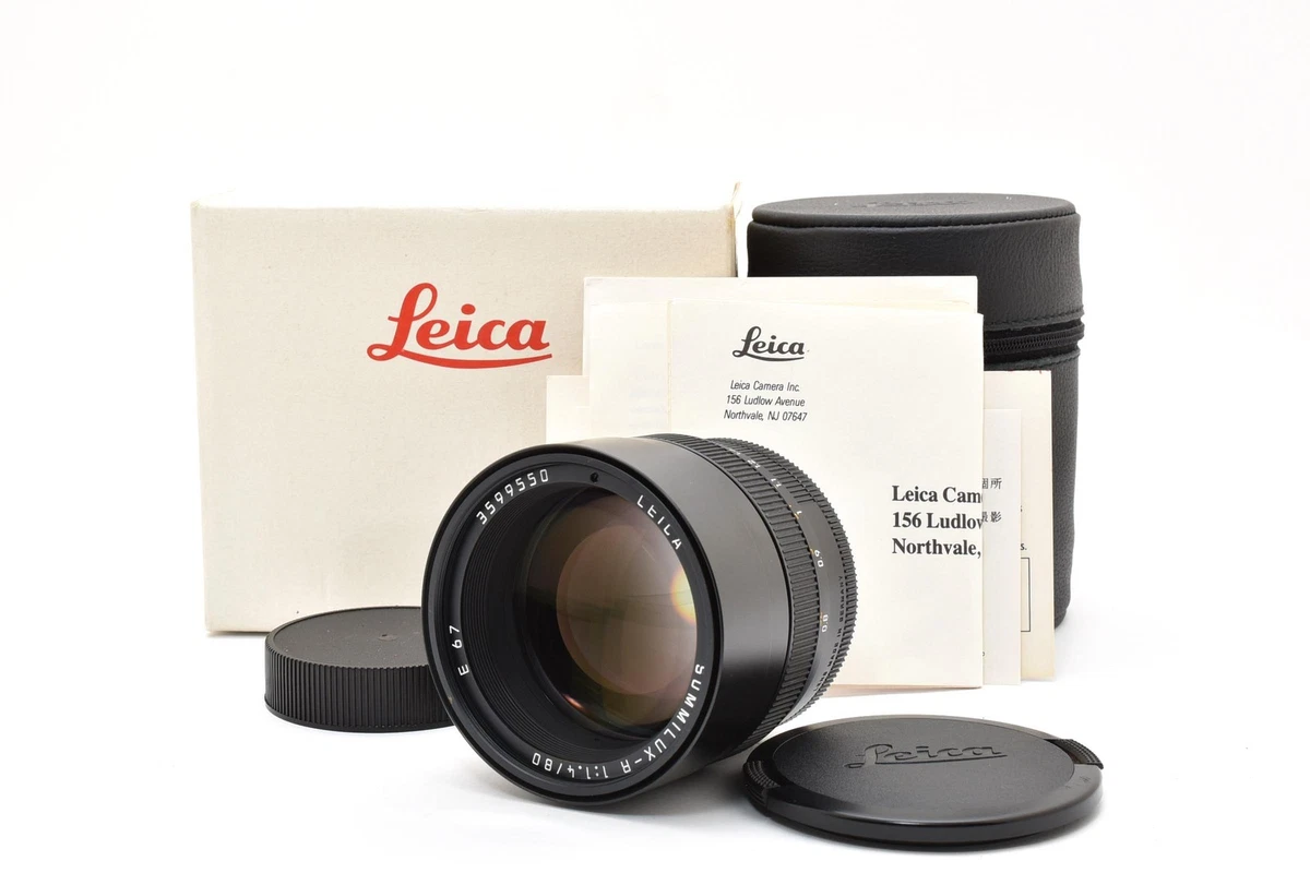 Leica SUMMILUX-R 80mm Focal f/1.4 Camera Lenses for sale - eBay