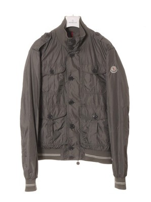 Moncler Delonix Jacket Size 3 Medium   Grey   Excellent Condition
