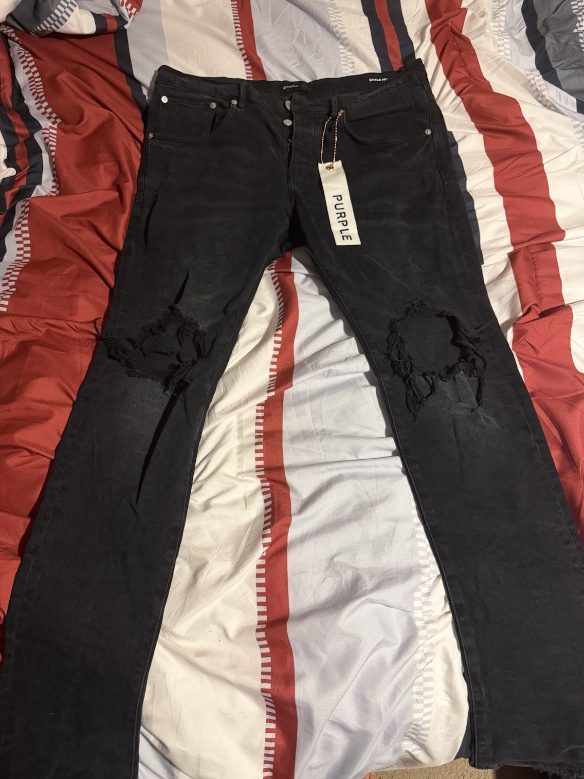 Purple Brand Black Jeans Size 34