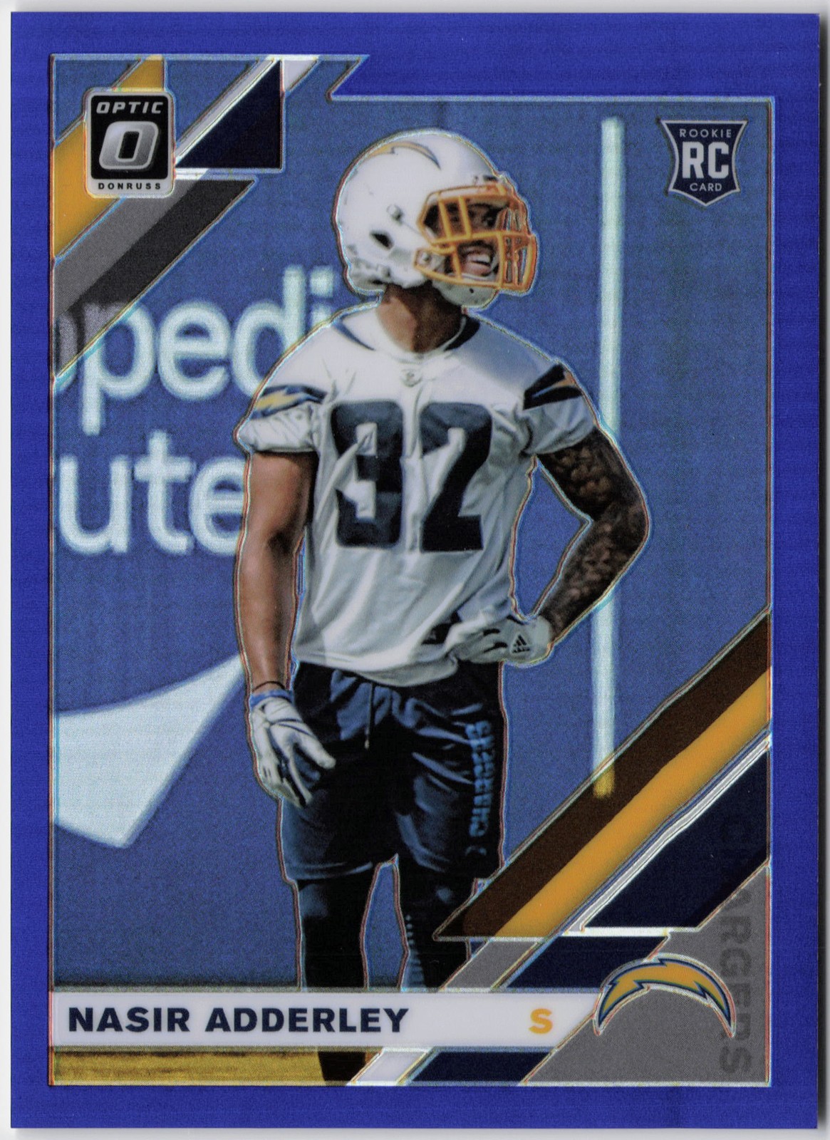 Nasir Adderley Panini Donruss Optic #128 Purple