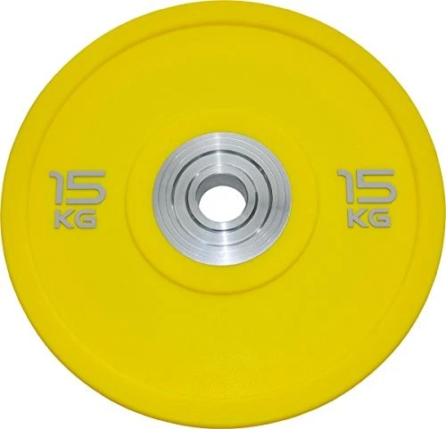 Bumper Weight Plate Solid Barbell Plates 2" Olympic Weight Lifting Discs TnP - Image 2 of 4