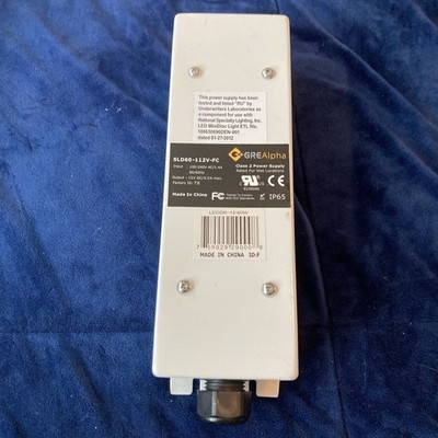 Gre Alpha Class 2 power supply SLD 60-112v-fc 10 x3x2 Depth