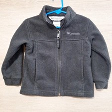 Columbia Zip Up Fleece Dark Grey Kids 3T  E 