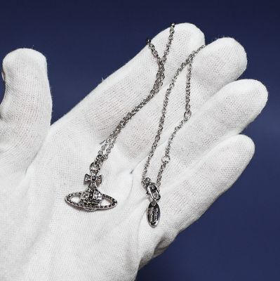 Vivienne Westwood シルバー925 ネックレス Vivienne Westwood Silver Mini Bas Orb Pendant Necklace NVDS | eBay