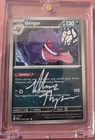 Pokemon Gengar Signed By Mark Thompson