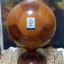 2002 FIFA World Cup Wooden Soccer Ball & Stand, Limited Edition