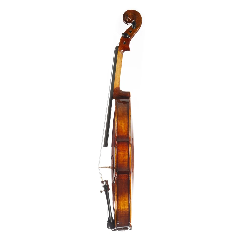 Fame FVN-118, 1/4 Violine, Vollmassiv, Ebenholz-Garnitur, Brasilholz-Bogen - Bild 3 von 4