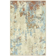 Horizon Modern Abstract Area Rug - Made in USA - Washable, Non Slip Indoor Ca...