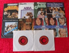 10 Singles Single 7" Sammlung von ABBA - Vinyl Schallplatten