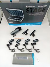 New Sennheiser Drum Kit 600 e600 Drum Mic Package with Case e602 e604 e614 USA