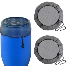 2Pcs 31Inch Mesh Screen Cover Protector Netting For Rain Barrel Water Collection