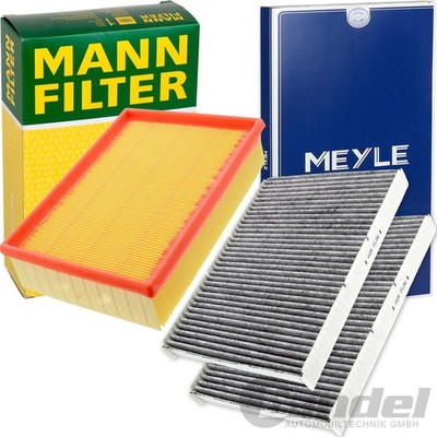 MANN LUFTFILTER+MEYLE INNENRAUMFILTER passend für BMW 5 E39 520 523 525 528 530i