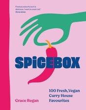 SpiceBox 100 curry house favourites made vegan by Grace Regan (Hardback Book)