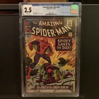 Amazing Spider-Man #40 CGC 2.5 Off White Marvel Comic 1966 Green Goblin Origin