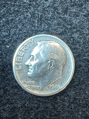 1946-D Roosevelt Dime — photo from the most recent tracked eBay sale