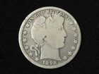 1898 Barber Silver Half Dollar Good 90205