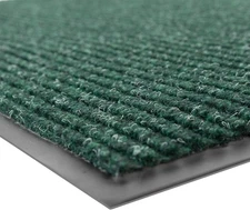Notrax 109 Brush Step Carpeted Indoor/Outdoor Entrance Mat 3' X 4' Hunter Green