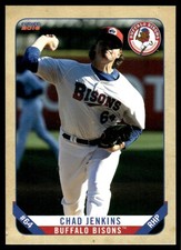 2016 Chad Jenkins Choice Minor League Rookie Card RC Buffalo Bisons. rookie card picture