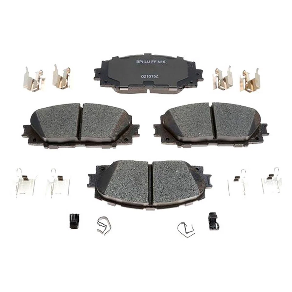 Rotores de freno delanteros traseros y pastillas de freno de cerámica para Toyota Yaris 2012-2016 Foto 2 de 4