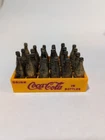 Cola Miniature Brass Gold Bottle Pack Vintage Coke Bottles And Crate