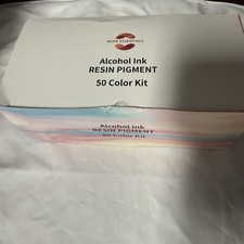 50 Colors Alcohol Ink Set Alcohol Based for Epoxy Resin Pigments