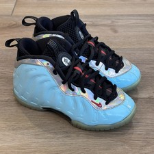 Nike Little Posite One Youth 1Y Mix 97 Teal Blue Foamposite Sneakers Shoes READ
