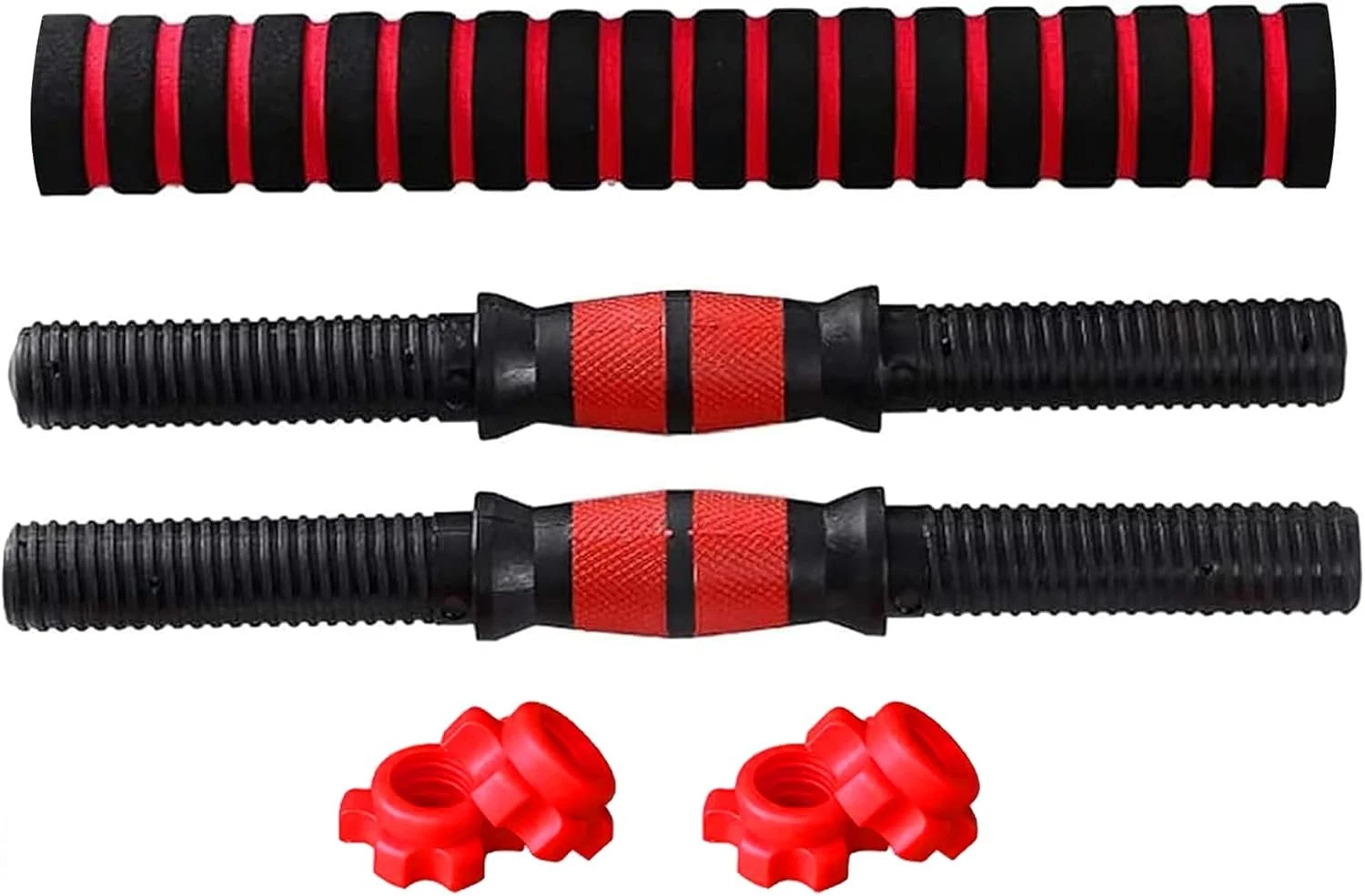 Dumbbell Bars Adjustable Dumbbell Weight Set Barbell Lifting - 2 x 15.74in Bars