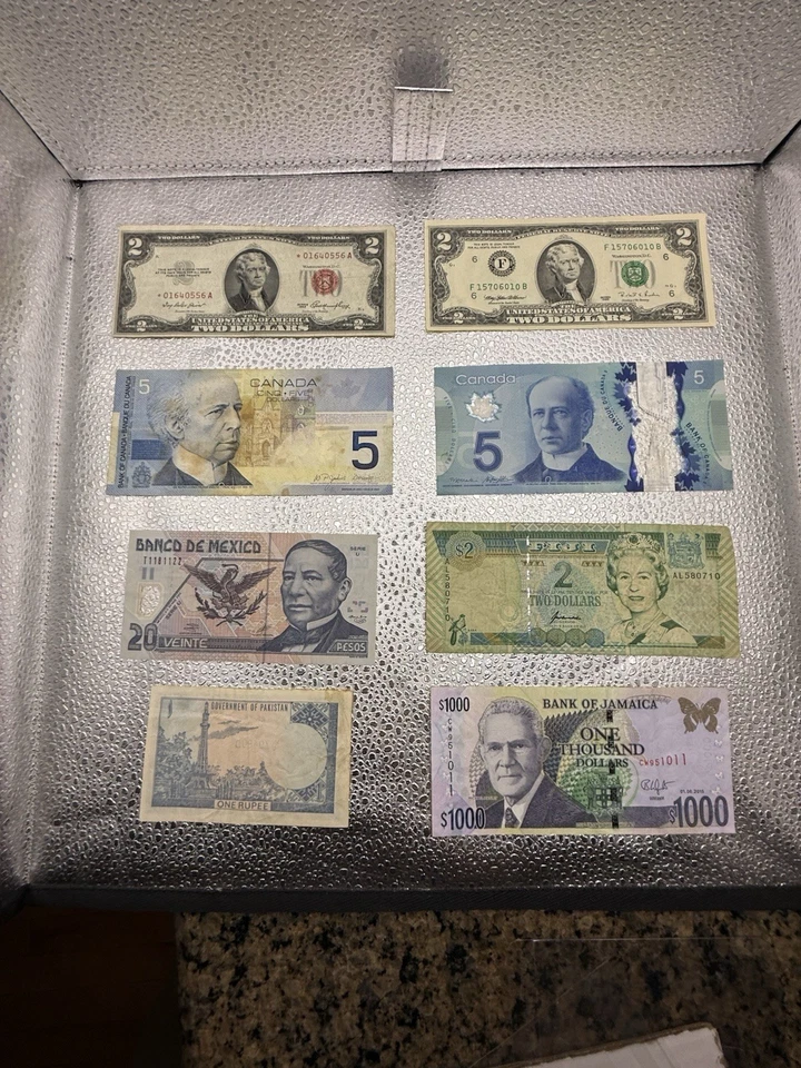 2 EA - Two Dollar Bills. PLUS Associated Currency !!! - Image 4 of 4