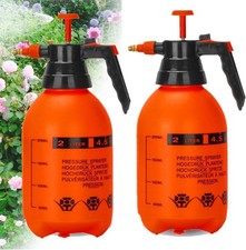 2 Pack Handheld Pump Sprayer, Garden Pressure Water Spray Bottle with Adjusta...