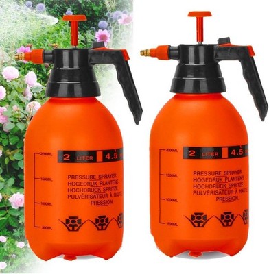 2 Pack Handheld Pump Sprayer, Garden Pressure Water Spray Bottle with Adjusta...