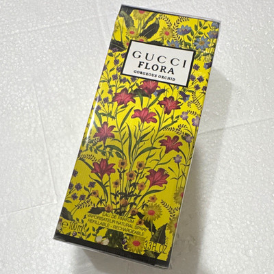 Gucci Flora Gorgeous Orchid Eau de Parfum Refillable Spray, 3.3 fl oz