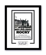 Rocky Bill Conti Autographed Signed 11x14 Framed Photo ACOA