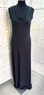 Michal Negrin  Elegant Full Length Black Camisole Size  - M -  NWT