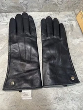 Men’s VTG Elma Touch Gloves Black Lamb skin  Size