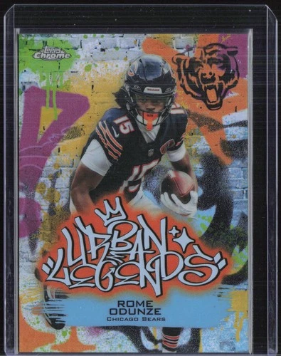 2025 Topps Chrome Rome Odunze Base (RAW)
