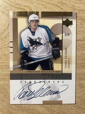 2002 Upper Deck Premier Collection - Teemu Selanne #TS Premier Signatures Auto