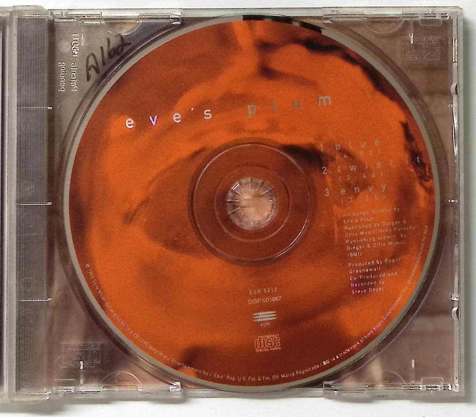 EVE'S PLUM BLUE EPIC RECORDS PROMO EDITION CD 4111 Foto 4 de 4