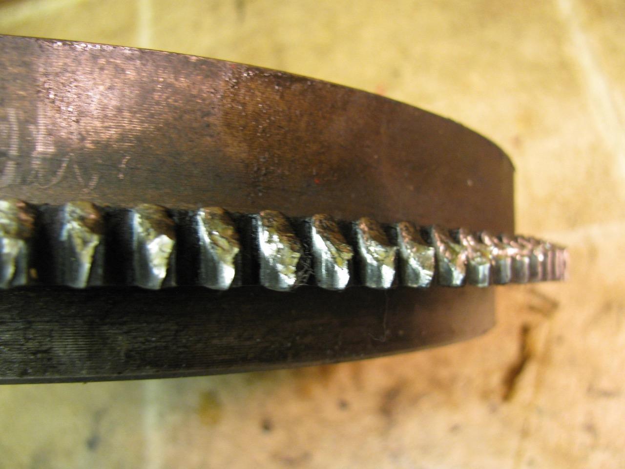 Ford 8N Tractor Flywheel with Worn Ring Gear eBay