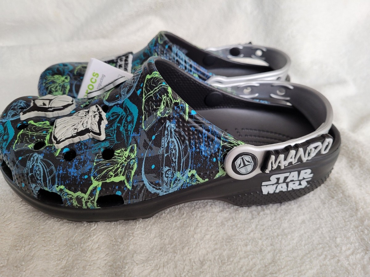 CROCS Star Wars Disney Mandalorian The Child Clogs M 7/ W 9 